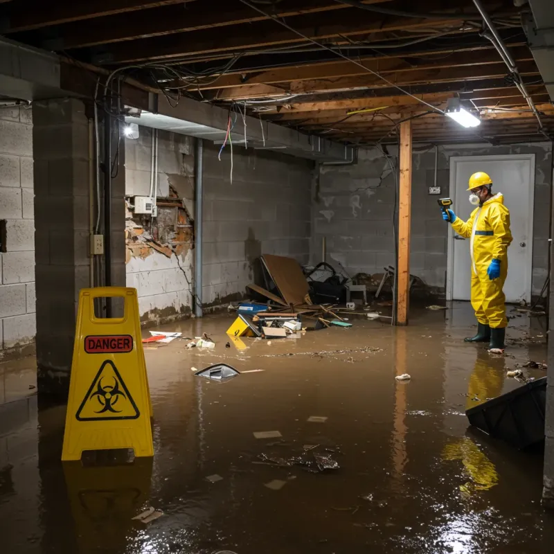 Flooded Basement Electrical Hazard in Kailua-Kona, HI Property